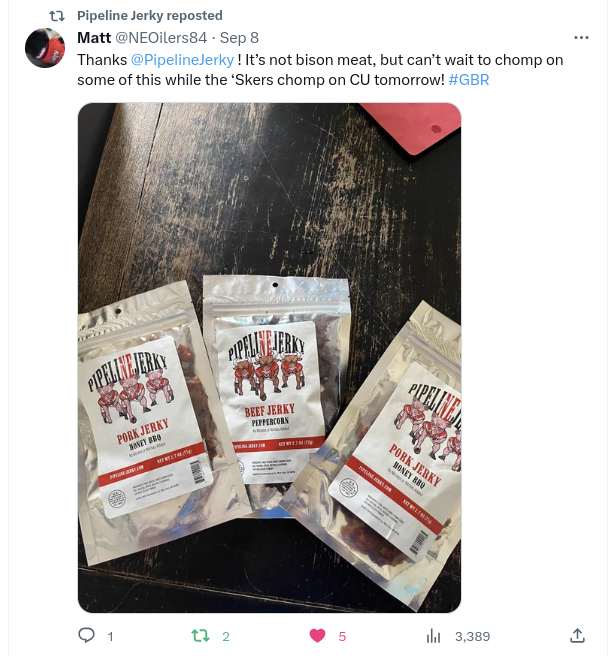 "Original" Peppercorn Beef Jerky