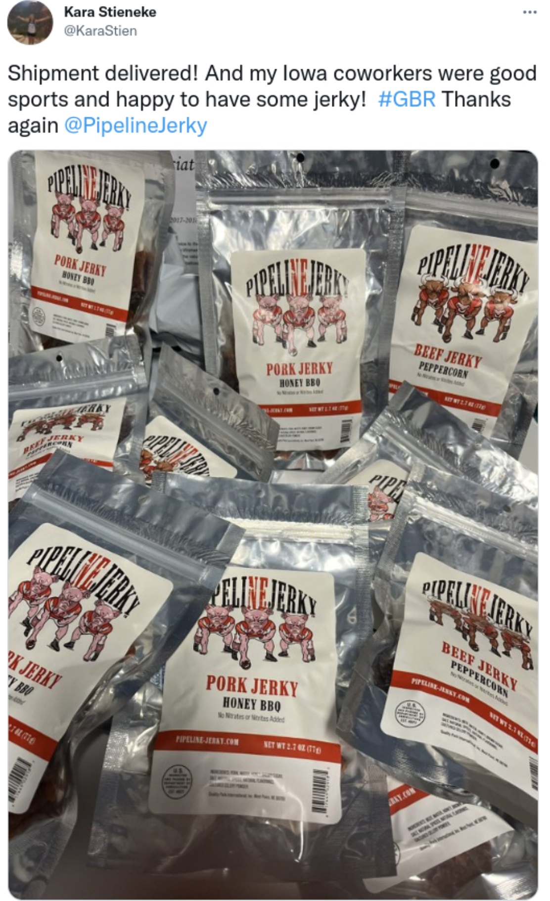 Honey BBQ Pork Jerky