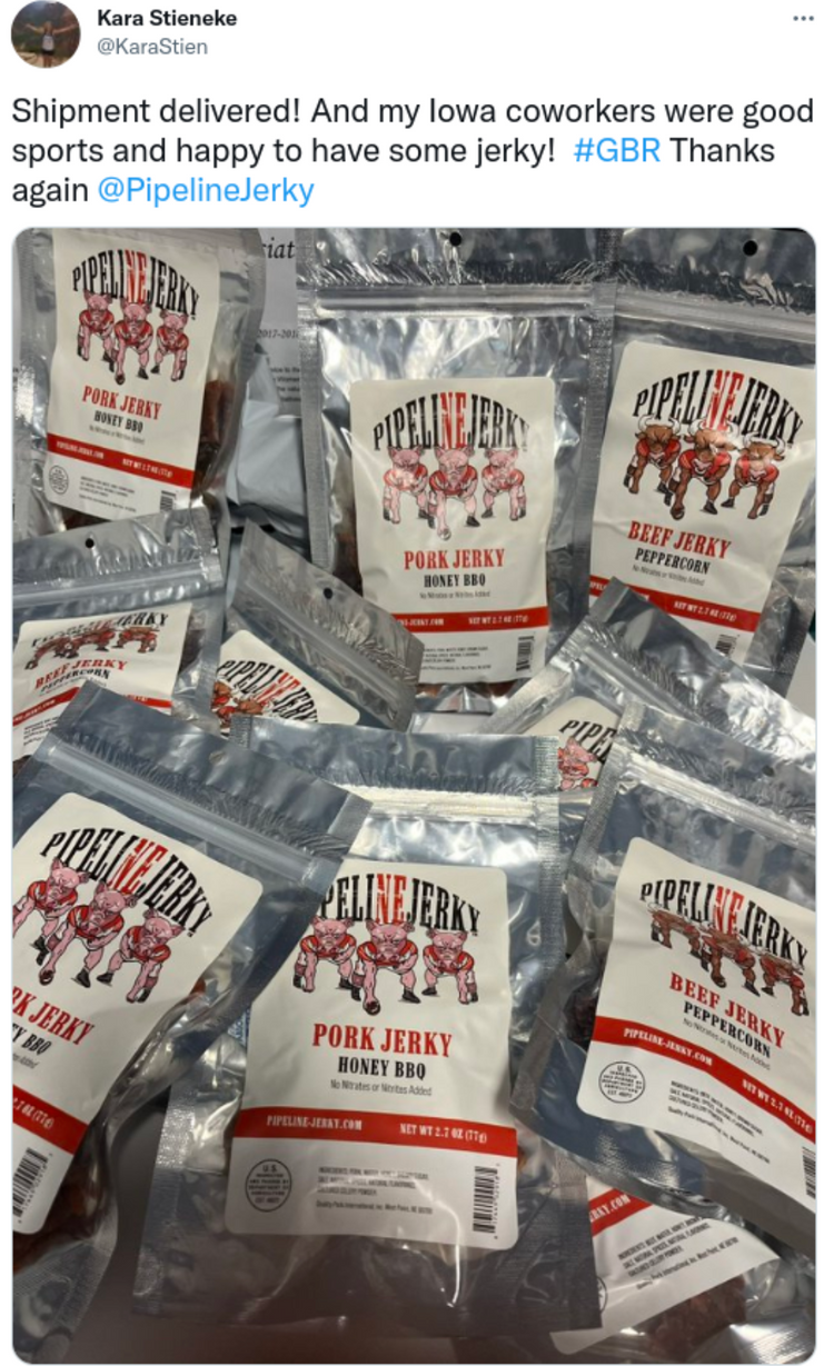 Pipeline Jerky